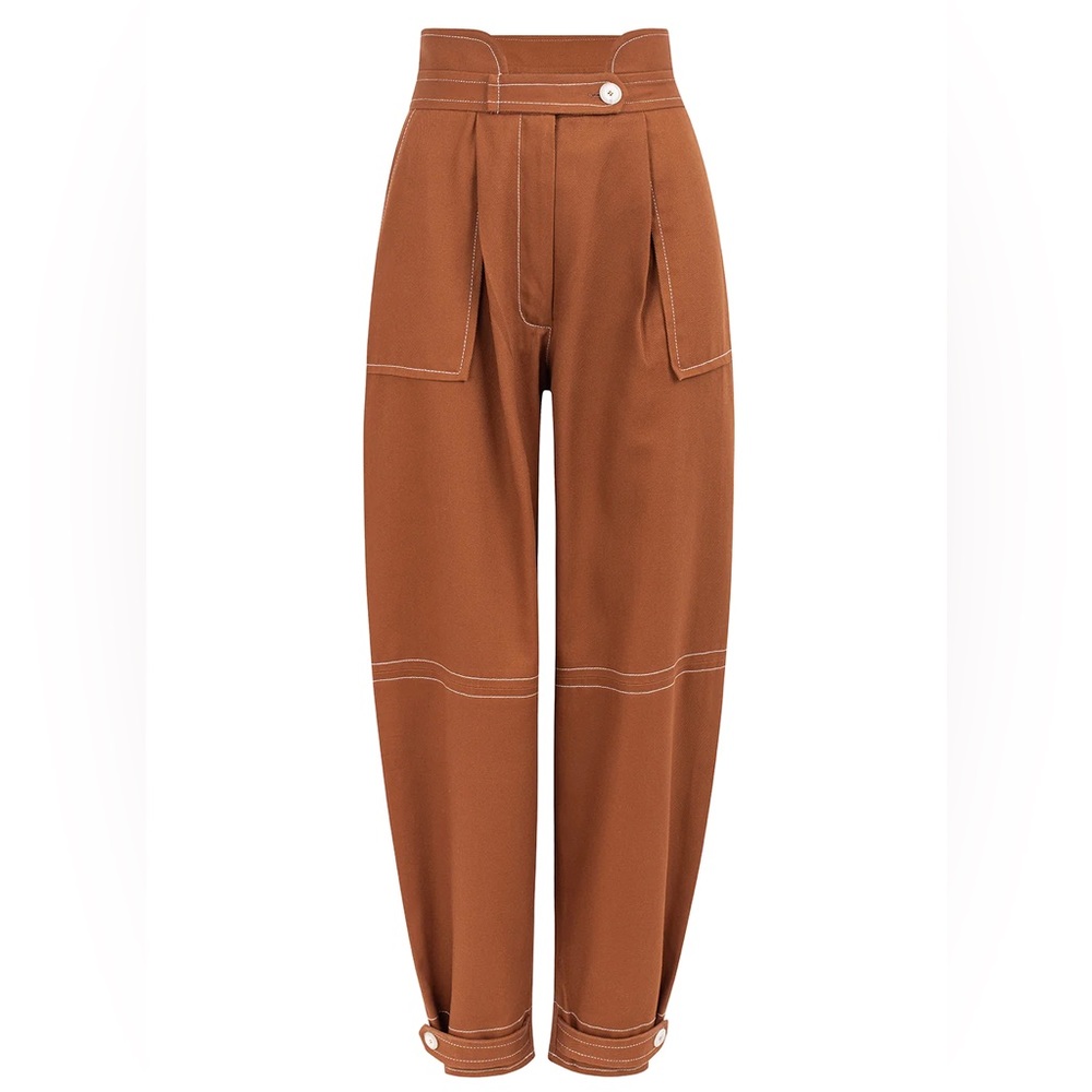 Sienna JACKIE TROUSERS - TERRACOTTA Balloon pants in the style of Mango or Zara